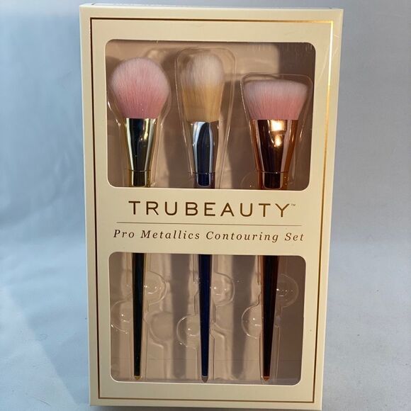 TruBeauty pro metallic makeup brushes - Picture 4 of 5